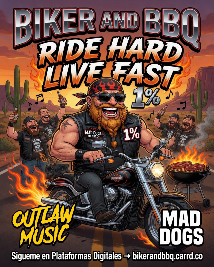 biker_bbq's tweet photo. Aquí echando todo el Power con Biker and BBQ, puro Desert Rock y Stoner outlaw para la carretera.
Los que saben de lealtad: síguenos, dale play y compártelo.
🔥 https://t.co/YqjEJv7XYQ
Ride Hard Live Fast. Mad Dogs México
#BikerAndBBQ #OutlawMusic #1Percent #RideOrDie https://t.co/UwA5fNwIYK