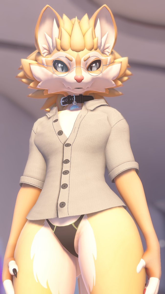 Albino_Raccoon's tweet photo. I got my KFN Femboy version of Alfredo updated :3 https://t.co/vkw18KAPMO