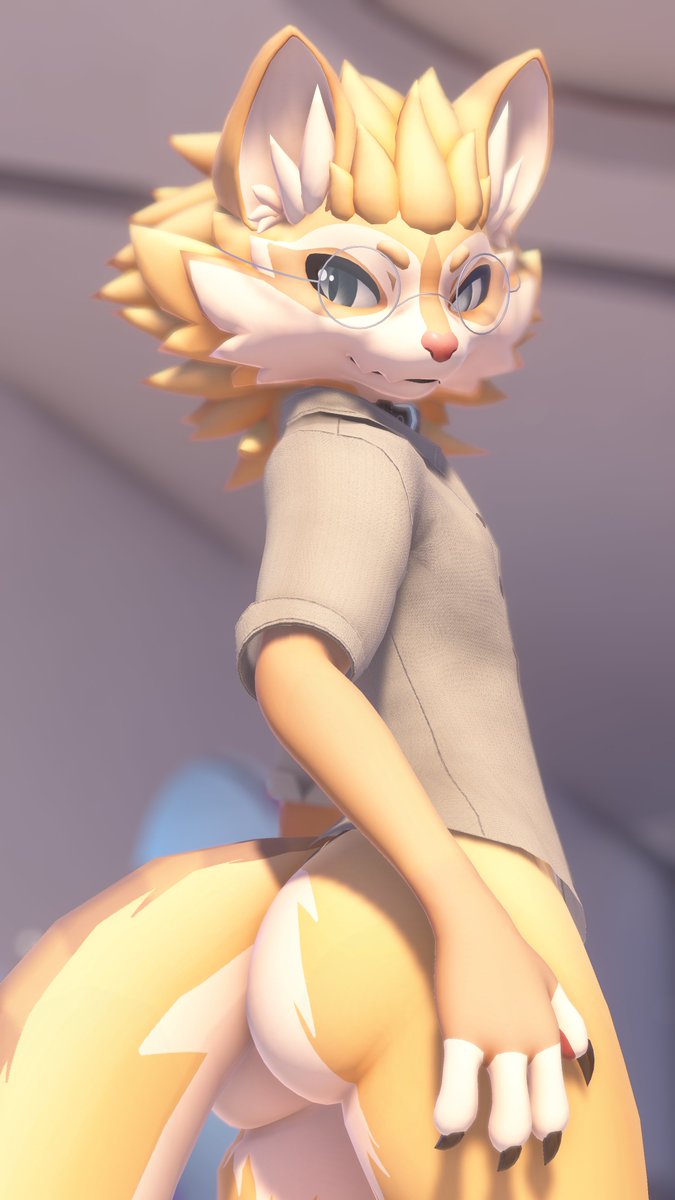Albino_Raccoon's tweet photo. I got my KFN Femboy version of Alfredo updated :3 https://t.co/vkw18KAPMO