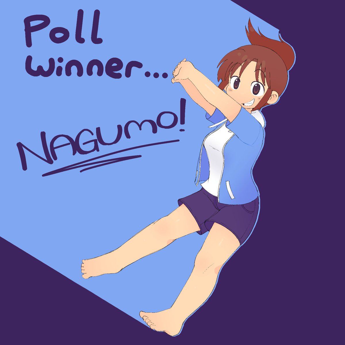 EmaJelly's tweet photo. poll winner isss.. NAAAGUUUMOOO!! https://t.co/CueK4d2RiM