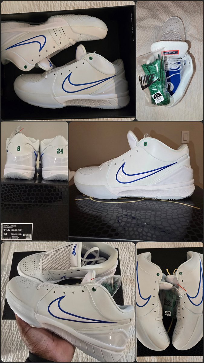 Drizzle19781's tweet photo. Kobe 4 Protro "Draft Day" #9 Dallas Mavericks https://t.co/z5TCMv207d