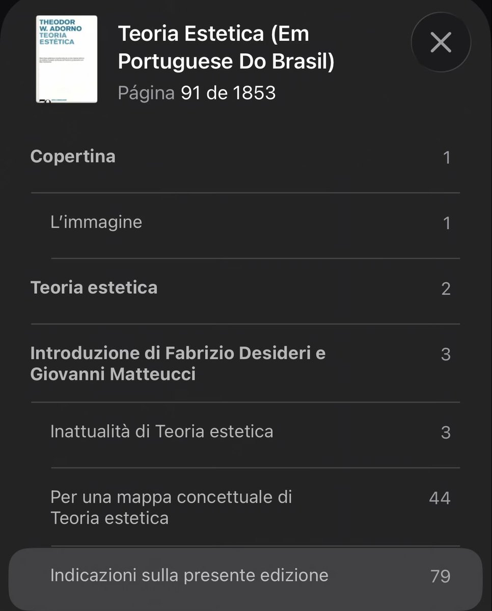 RafaelVic's tweet photo. Ai que ooodio, algum safado cadastrou no Annas um epub da Teoria Estética em PT-BR (até no título) e o livro tá todo em italianooo, q filho da puta 🤪 https://t.co/tPBdCrTK3Q
