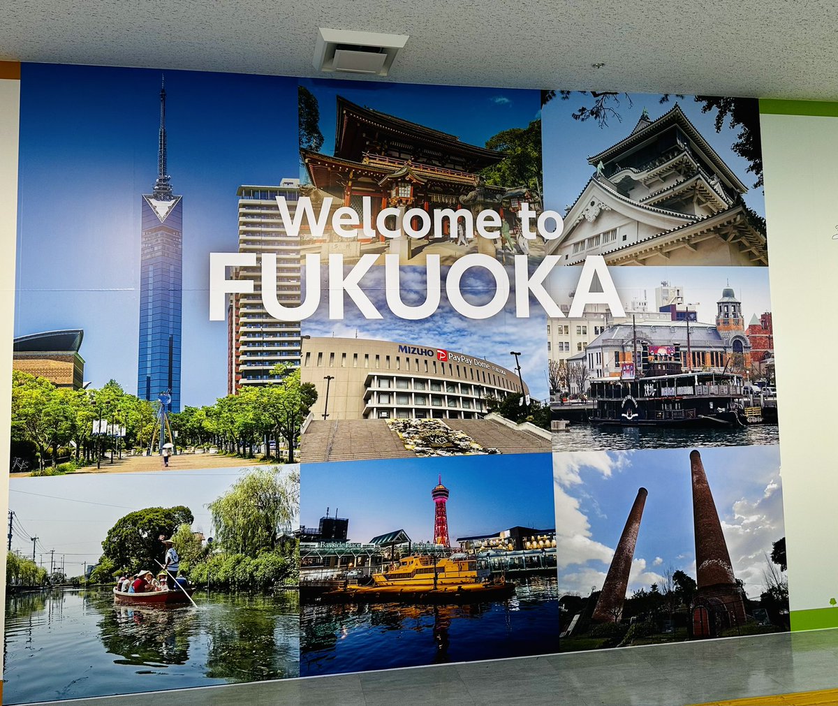 denchu_165's tweet photo. 飛行機少し遅れたけど
福岡 到着
....なんか到着ロビー 様子が違う

工事中で囲われてるからか
更に空港施設が充実するみたいで良いな

バスで太宰府へ向かうよー https://t.co/wJZVIlPV49