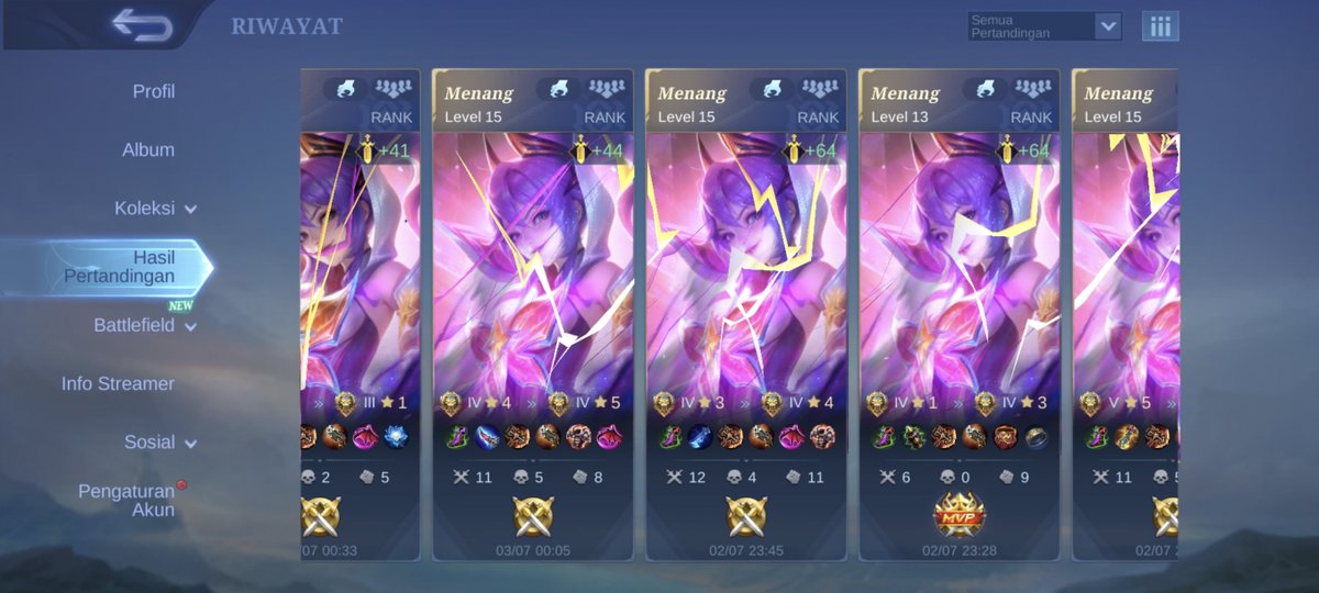 acetzyyy's tweet photo. ~ testi joki rank
Rank awal : Epic 1★2
Rak akhir : Legend 3★1
Full winstreak no lose❗❗

yang mau joki rank or jokgen sung proses harga hemat pengerjaan cepet bisa sung dm/wa ada dibio🤩

WLWL UANG KEMBALI❗❗
#zonauang #jokiml #jokibyace https://t.co/py2bAZn8fQ