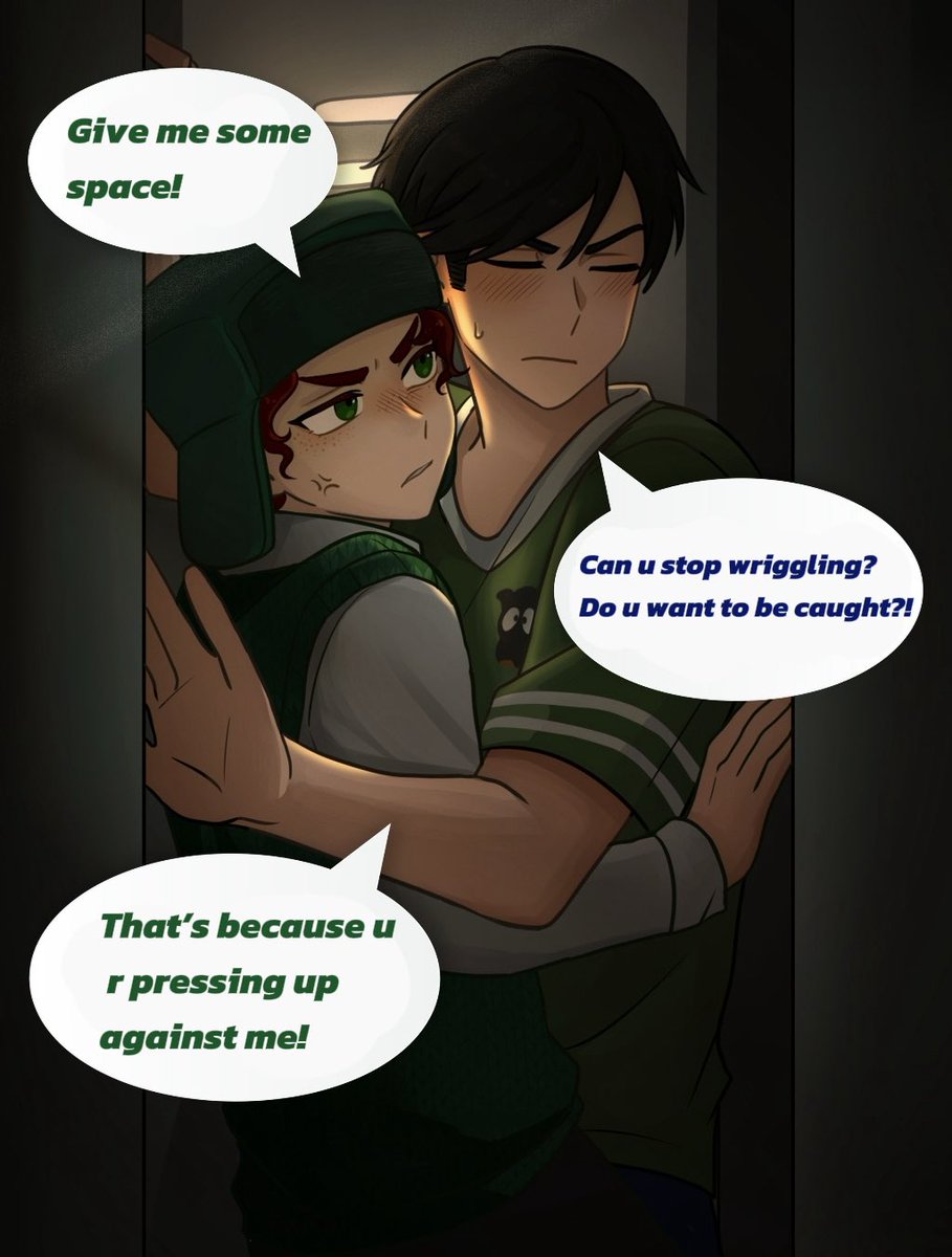 onion24500551's tweet photo. #southpark #sptwt #spcryle #cryle
心心念念的jock Craig×nerd Kyle🥰
一开始选定这个运动服的时候我还害怕效果会不太好，现在一看完全没问题！Craig穿这身也很帅😎 https://t.co/UPTqnZ7aAQ