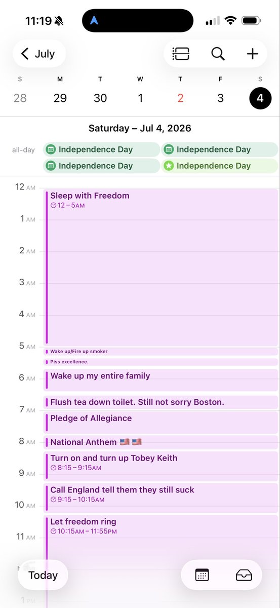 LivingInOV's tweet photo. Finalized my schedule for the 4th. #ohiovalley #usa #4thofjuly #exprealty https://t.co/mQSlrIKrLt