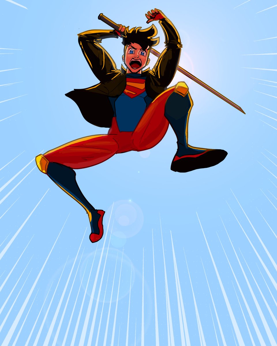 JorellRivera's tweet photo. New Son Rising.
If My Adventures With Superman is gonna homage Trunks with their version of Superboy, then I gotta take it to the next level.
#superboy #jonkent #myadventureswithsuperman #dragonballz #jonel #trunks @adultswim https://t.co/BT8PgLB2hT
