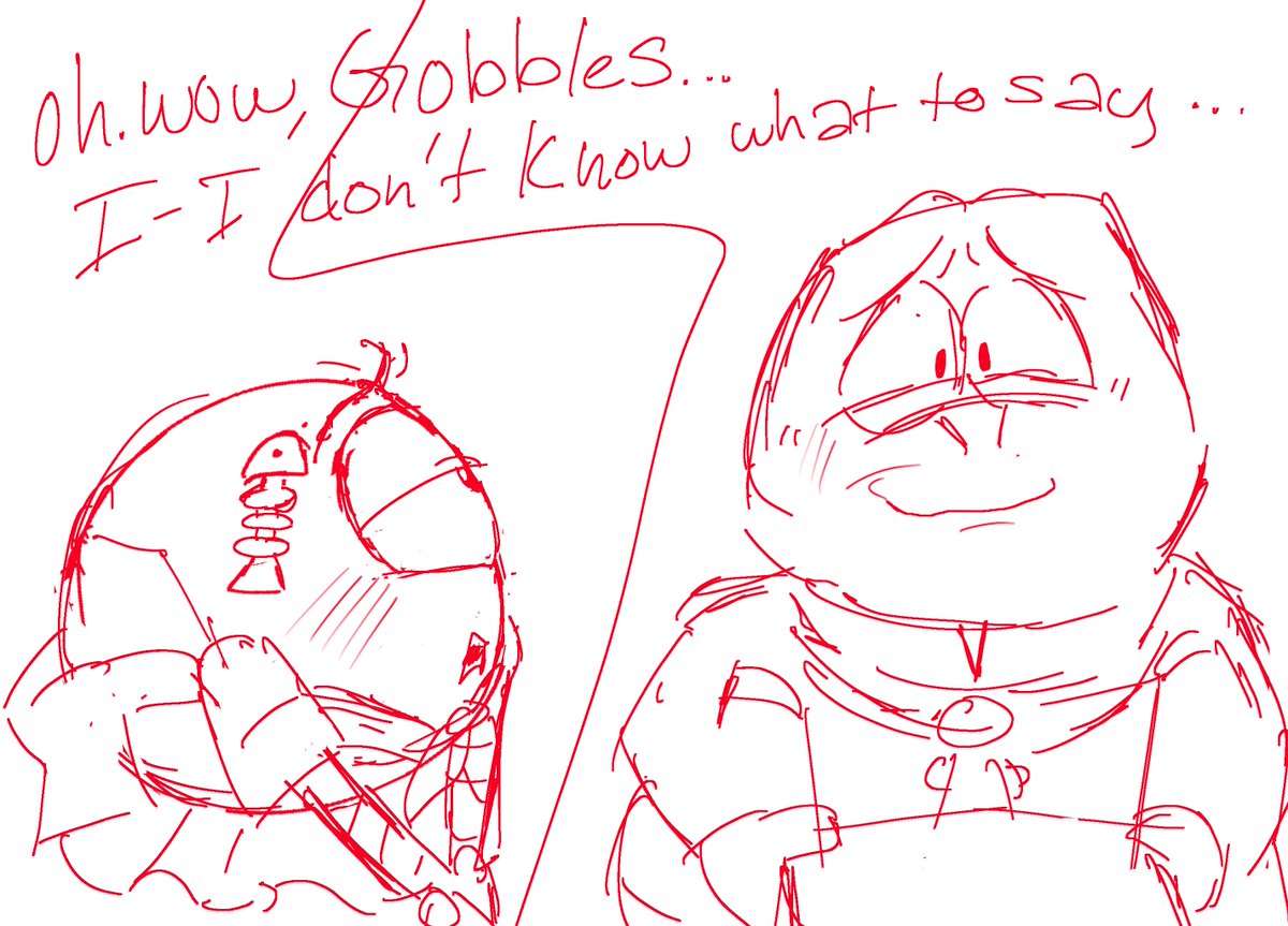 DoodleHasDoods's tweet photo. Also, dinobytes fan service. I had to. (These red sketches are a month old btw) #gameoverse #dinobytes #techknowledgey #gvfossilfuels #paleopack https://t.co/Hm9LSMsYZe