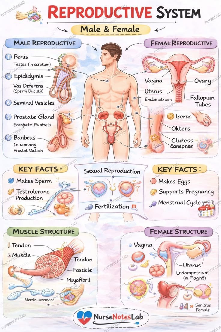 Ryan_TechX's tweet photo. Reproductive system: Male and Female.
Follow For More, 🤝 https://t.co/aH2xstQSt1