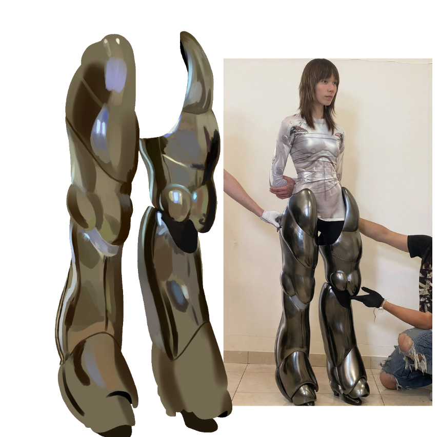 AndromedaTheGuy's tweet photo. unfinished armor study https://t.co/YARMlgWANP