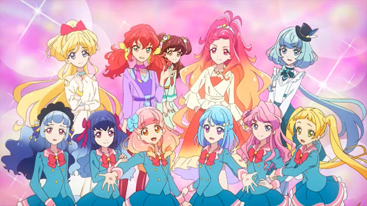 otomego_loveyou's tweet photo. 気が早いけど次作の10周年にも期待してしまう✨️
1年半で終わりオンパレにシフトしてしまったある意味不遇の作品ですが今なら映画化出来ませんか…？
らきちゃんも混ぜて世界が閉じた後の話にするのもありかも
4人のジュエリングドレスとかCheer Star☆とかどうですか？
#aikatsu #アイカツフレンズ https://t.co/1yRPIlWaGR