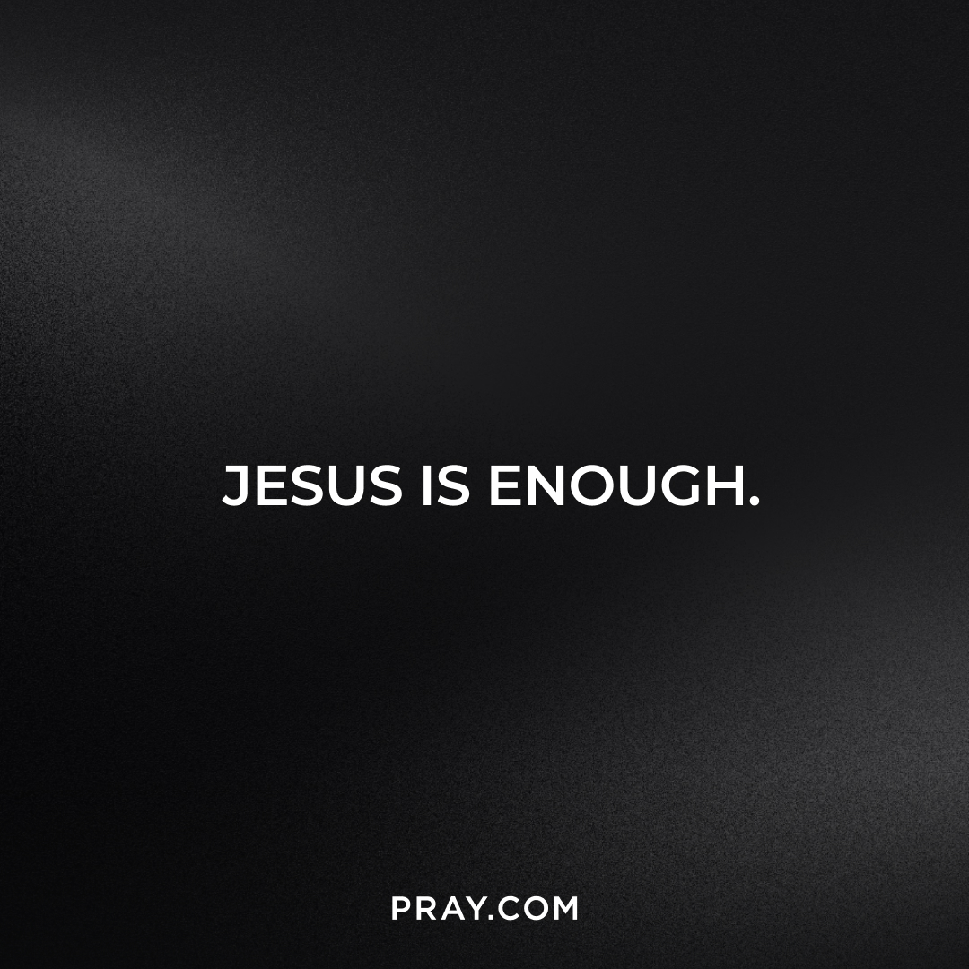 pray's tweet photo. Jesus is enough. ✨
You don't need to have it all together to experience the fullness of God's love.
When Jesus is at the center of your life, you find the peace the world can't give, the hope that never fades, and the strength to face every season. His grace is sufficient, His love is unfailing, and His presence is all you truly need.
In a world that always asks for more, remember this: 

Jesus is enough. 🙏

Tap the link to subscribe and grow your faith daily. 🙏

#Jesus #Faith #TrustGod #Grace #ChristianInspiration #PrayerLife #HopeInChrist #PrayApp