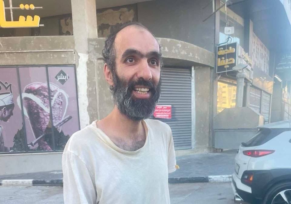 AbujomaaGaza's tweet photo. Palestinian youth Osaid Esleem after spending 16 months inside Israeli slaughterhouses https://t.co/ZJ45kj1W7h