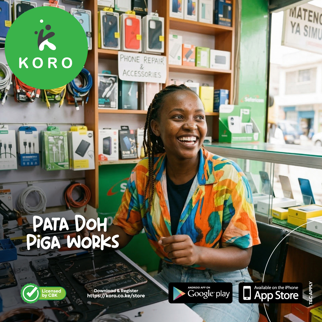 KoroLoanApp's tweet photo. You don't have to know anyone, ama to have a logbook ama ka ploti mahali ndio we give you a boost..apana, iyo ni mambo ya kitambo. Enda pale app store, download Koro, itisha and ikiwa approved 5 minutes later uko mboka. Ukiwa ready
#koro tuko #alwaysready https://t.co/ShFsgpDXvr
