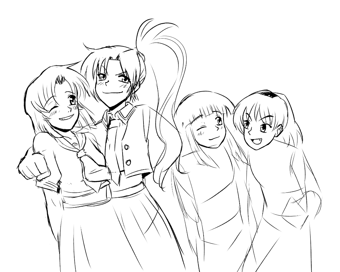 NatanTheSecond's tweet photo. cooking more Higurashi art because they are so precious to me https://t.co/E55lWSf5dw