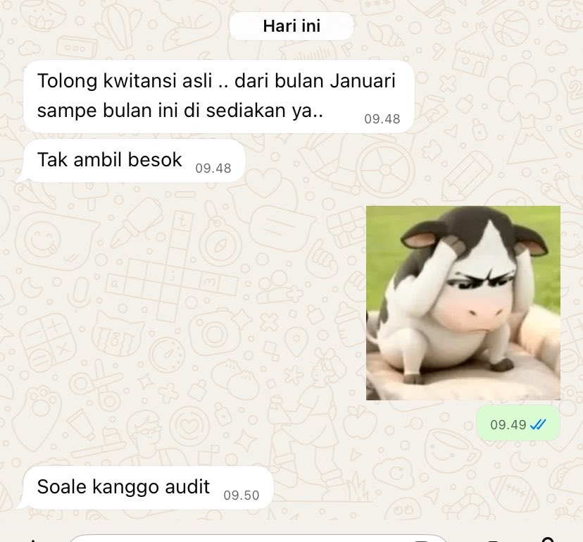WardaniMau's tweet photo. TERJUN BEBAS IQKU TIAP DIKASIH KERJAAN GA NGOTAK KEK GINI🙂 https://t.co/9M0dlINEJG