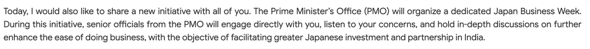 suhasinih's tweet photo. In 2014, PM Modi announced a Japan Plus mechanism in PMO to deal with Japanese businesses. In 2026, PM Modi says PMO will organise a special "Japan week" to deal with their issues. The real question is, why is there no normal system to deal with these grievances?
https://t.co/L9fEKnqXYg