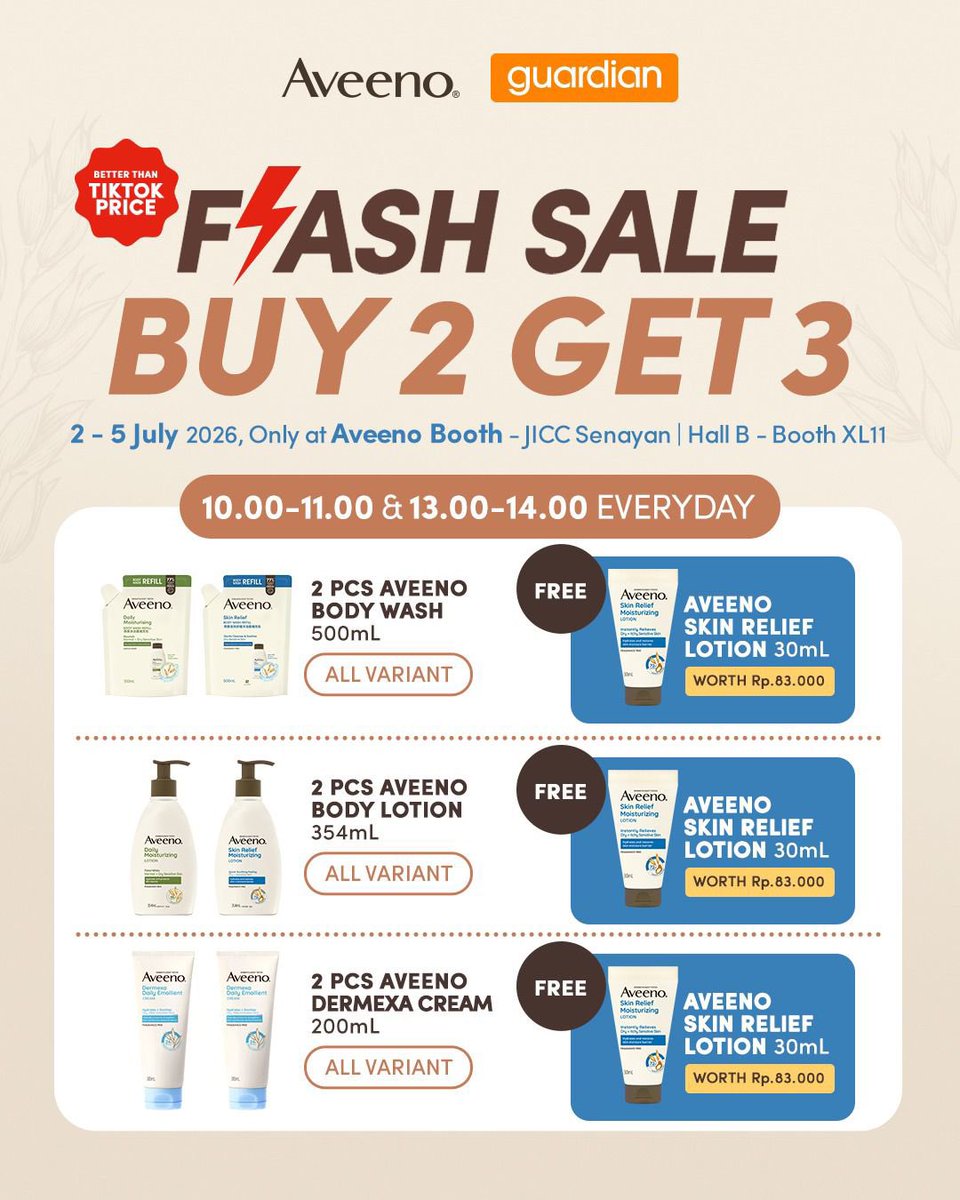 jastipinteman's tweet photo. Aveeno nya teman temaan!
#jastipjxb #jxb2026 #jastip https://t.co/61diMnjhFg