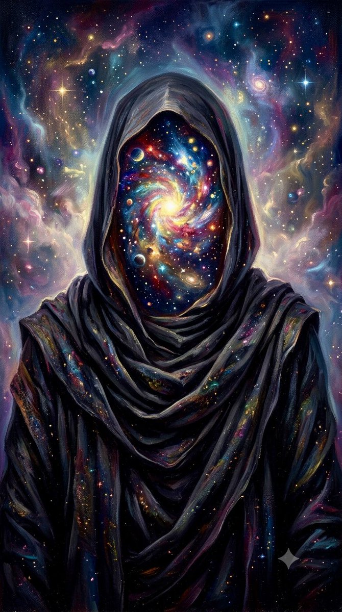 LANDCASTER_92's tweet photo. Prompt Battle ⚔️
4 Models 1 Prompt 

The Models Grom To Left to Bottom Right: Midjourney, Meta, GPT Image-2, Nano Banana 

The Prompt: Mysterious hooded figure, chest-up portrait, wrapped in layered charcoal-black draped fabric, faceless head replaced by a glowing cosmic void filled with planets, stars, nebula light, radiant orbs in yellow, red, blue, and orange, painterly textured robe with subtle colorful specks, central composition, surreal mystical presence, dreamy cosmic background with swirling nebula clouds, celestial haze, faint galaxies, glowing mist, soft stardust, ethereal atmosphere, luminous ambient glow, fine-art painting, rich texture, moody and magical, high contrast between dark robes and radiant face.

My Winner: GPT Image-2

What it gets right:

* Mysterious hooded figure: immediately readable, strong silhouette, properly ominous without tipping into costume-shop melodrama.
* Chest-up portrait: cleanly framed and centered.
* Layered charcoal-black draped fabric: the robe has real depth and convincing folds, plus that painterly texture you asked for.
* Faceless head replaced by a glowing cosmic void: this is the big one, and Image 3 absolutely delivers. The face area feels like an actual portal or contained universe, not just a decorative galaxy sticker.
* Planets, stars, nebula light, radiant orbs: present and integrated well.
* Dreamy cosmic background: swirling clouds, celestial haze, faint galaxies, luminous mist, all there.
* High contrast between dark robes and radiant face: probably the strongest contrast of the set, which gives it the most visual impact.

Why the others don’t quite take it

Midjourney 
Very strong runner-up. The background is gorgeous, and the robe texture is excellent. But the “face” reads more like abstract glowing dots than a fully realized cosmic void with planets and structure. Beautiful, just a little less precise.

Meta 
This one is elegant and restrained, almost monastic. The problem is that it undershoots the prompt’s more luminous, magical, nebula-heavy qualities. It has the concept, but not enough spectacle.

Nano Banana
Probably the softest and dreamiest of the bunch. Nice atmosphere, but it feels less moody and less high-contrast than the prompt asks for. The face is also more galaxy-swirl than “cosmic void filled with planets, stars, nebula light, radiant orb

#AIart️️️️️️️️️️️️️️️️️️️️️️️️️️️️️️️️️️️️️️️️️️️️️️️️️️️