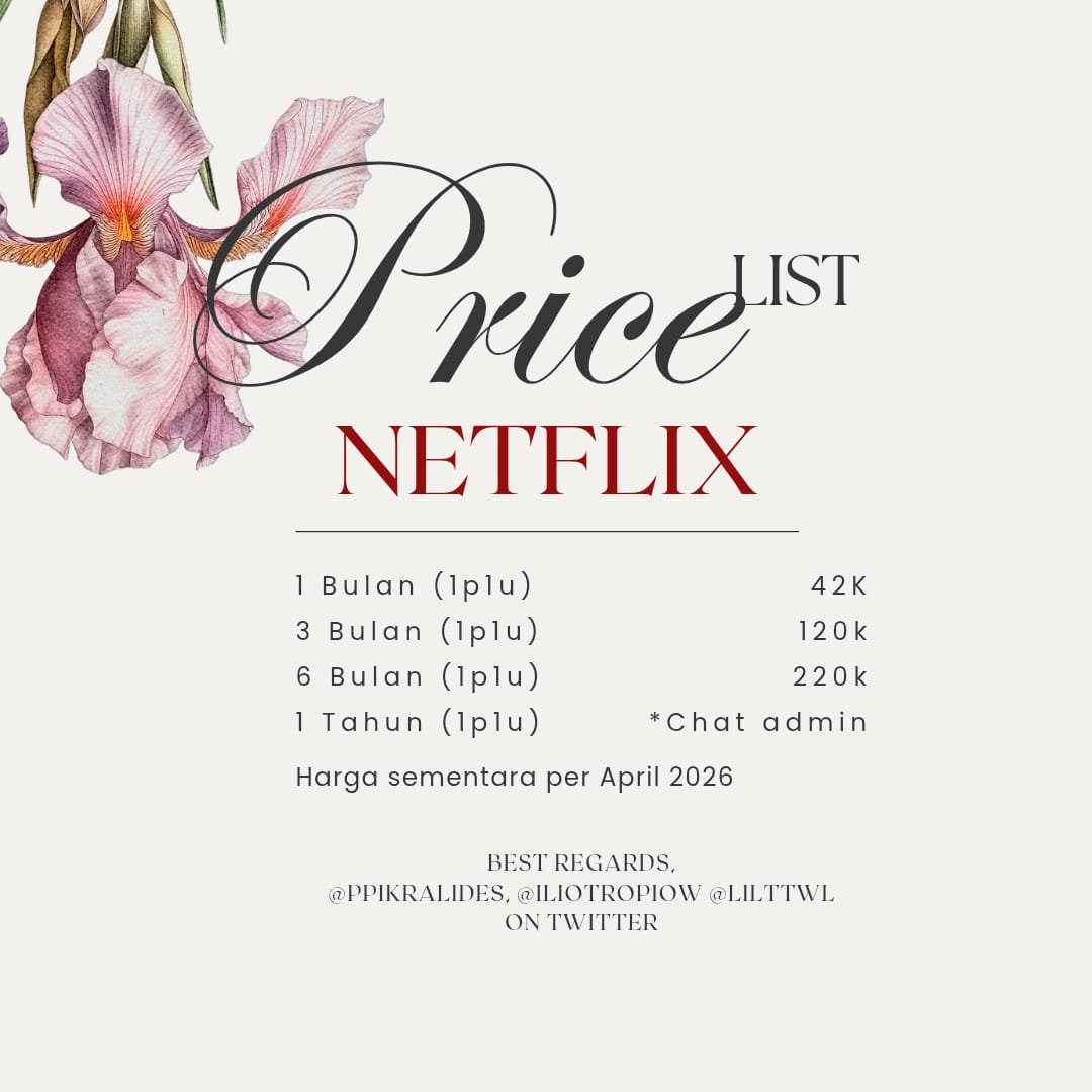 iliotropiow's tweet photo. Langsung send akun! Jual Netflix murah 1p1u sebulannya 42k aja, beneran 1p1u (profile private) jadi jarang screen limit, bisa ubah pin &amp; nama profile, resolusi UHD 4k, strong acc (jarang problem), full garansi, no vpn 🫶🫶 https://t.co/6xkVzeMBYT