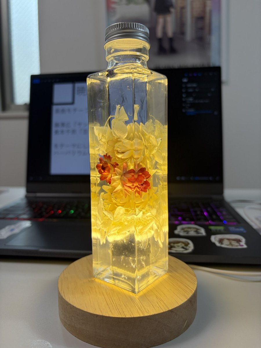 yoake_annive's tweet photo. 花を増やしたら目立つようになり理想的な配置になりました。GSF04はこちらでいこうと思います。 https://t.co/jeCBgDauKw