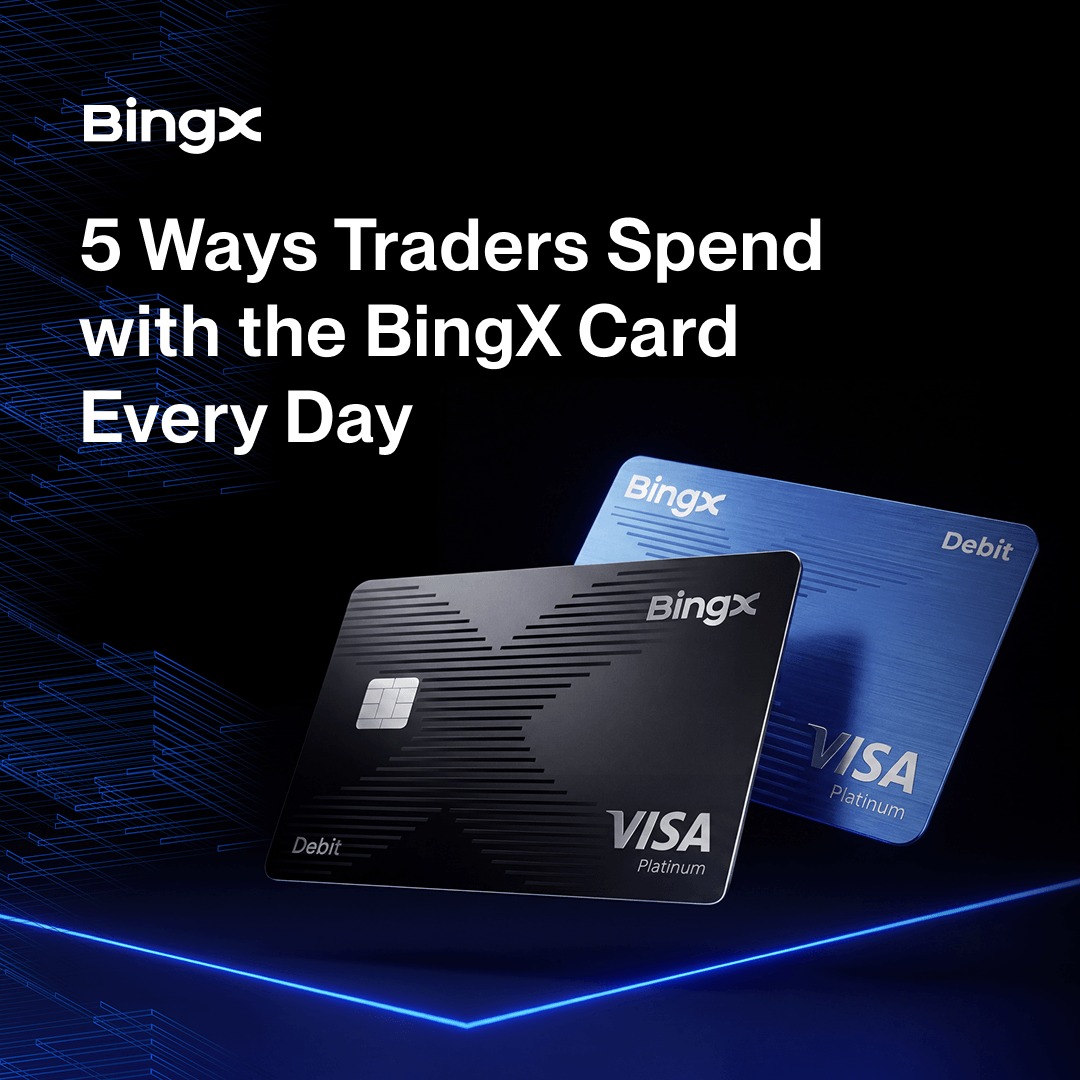 BingXOfficial's tweet photo. Built for trading.
Designed for living.

Discover 5 everyday ways to make the most of your BingX Card ⤵️