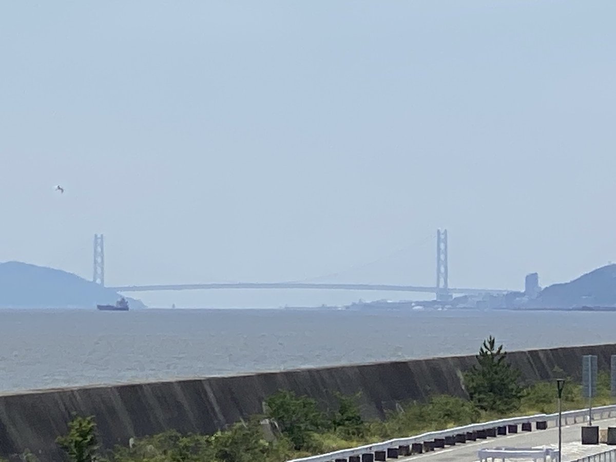 capelito_golf's tweet photo. ポートアイランドから明石海峡大橋が見えた😊 https://t.co/z1H6OxUgth