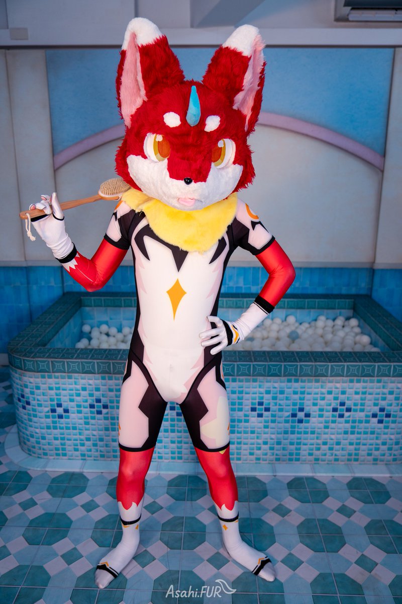 furry_meteor's tweet photo. 看什麼 欠揍嗎？

📷： @AsahiFUR

#FursuitFriday https://t.co/XmzEUQ70sQ
