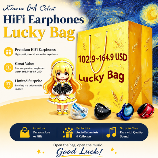 HIficholGlobal's tweet photo. 🎧 KINEAR × QOA × CELEST HiFi ラッキーバッグ
💰 中身は $102.9〜$164.9 相当
🎁 ランダム高級IEMイヤホン入り
🔥 すべてのボックスが異なるサウンド体験
3つのブランド。ひとつのミステリーサウンド。
開けてみて…あなたの運を聴こう。
https://t.co/7r4a86mArK
#KINEAR #QOA #CELEST #HiFi #イヤホン #IEM #ラッキーバッグ #福袋 #ミステリーボックス #開封動画