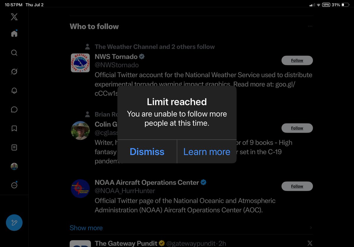 MichaelJRollins's tweet photo. @MJR_tech @grok @X @XSecurity @elonmusk ATTN: .@X, .@XSecurity, &amp; .@elonmusk: 

Particularly obnoxious is when you suggest that I follow accounts, then totally refuse to ever actually let me follow any of them. https://t.co/y99YKnHDwp
