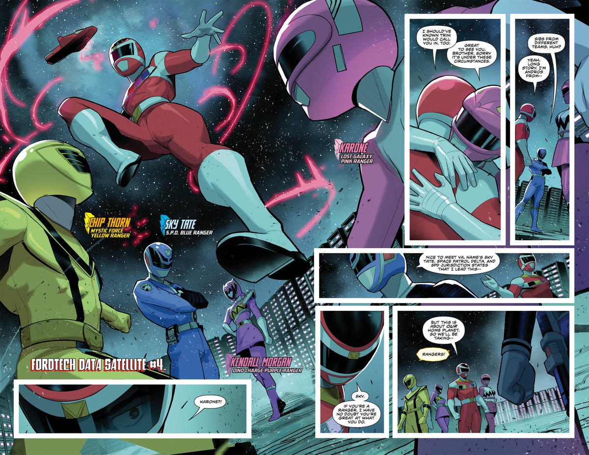 boomstudios's tweet photo. POWER RANGERS UNLIMITED ISSUE 2
W: @KenBlakePorter & Joey Esposito
A: Federico Sorressa
C: Raúl Angulo
L: @eDukeDW
CVR A/D/J: Federico Sorressa
CVR B/E: Cully Hamner
CVR C: @AlessioZonno with colors by Raúl Angulo
CVR F: @yoshisquared
CVR G/I: @jahnoyl
CVR H: @e_charretier
FOC: 7/6/2026
OSD: 8/12/2026
