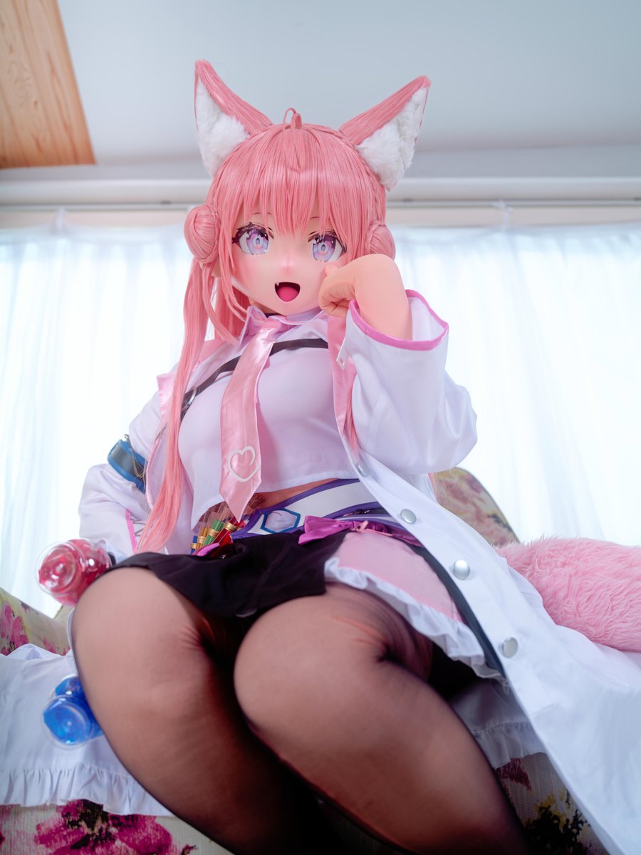 MatatabiCatmint's tweet photo. うん、大丈夫
見えてない！

(ボツにした写真から復活)

#kigurumi #着ぐるみ https://t.co/DW6PydDn6o