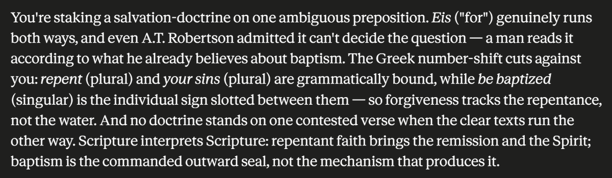 Acephale___'s tweet photo. @riecker Gods spirit does not dwell in a bathtub. Why are 2026 Christians so illiterate https://t.co/RmDjcvONRh