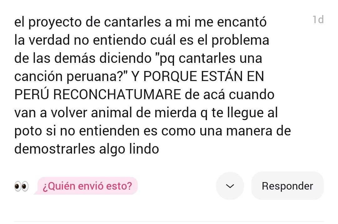 ccarmype's tweet photo. me encanta cuando insultan JAJAJA

– 🐱 https://t.co/BIhLfM7onh