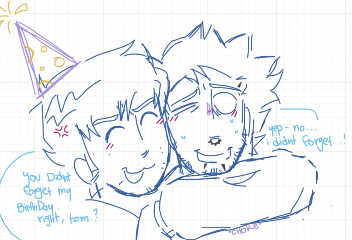 _sk4z's tweet photo. Something I made for my lovely’s birthday! Cause she’s the Edd to my Tom :3 <333 I love her smmmmm 
#eddsworld  #tomeddsworld https://t.co/IJHpNappj9