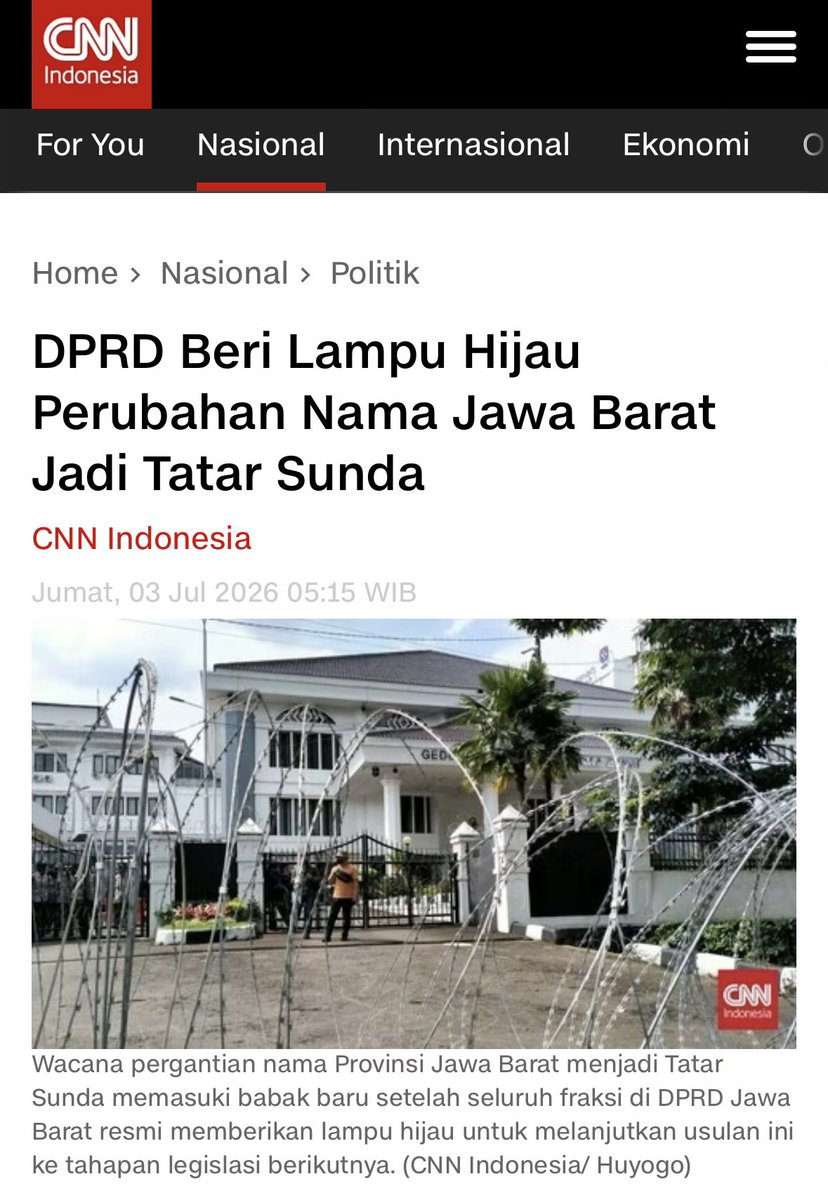 MafiaWasit's tweet photo. Jadi nanti kalau ada pertanyaan,

Berada di mana kah lokasi Training Ground Persija?

Jawabannya adalah di Sawangan Provinsi TATAR SUNDA.

Begitu juga Stadion Patriot adalah Stadion yang terletak di BEKASI TATAR SUNDA. https://t.co/4UQ97Mbfc4