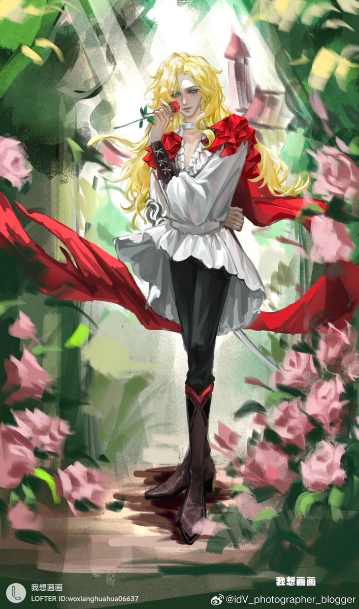 IDV_photograph's tweet photo. 【216】
  Bright as a rose.

Platform：Lofter
Painter：我想画画

#IdentityᏙ #IdentityVfanart #identityVイラスト #第五人格 #JosephDesaulniers #写真家 https://t.co/i3sZJ2HT71
