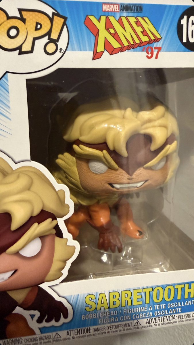 DisTrackers's tweet photo. First look at X-Men 97 - Sabretooth!
.
#Sabretooth #Marvel #Xmen #Funko #FunkoPop https://t.co/bPN0hOlXnJ