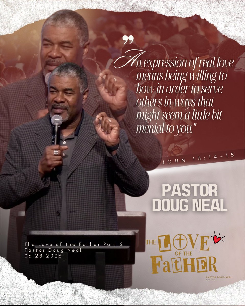 clc_sb's tweet photo. "Real love means being willing to bow in order to serve others." — Pastor Doug Neal

Jesus showed us that true greatness is found in humility. No act of love is too small when it's done for His glory.

📖 John 13:14–15

#LoveOfTheFather #ServeLikeJesus #CLCSB #CLC https://t.co/xt6uzvNQdE