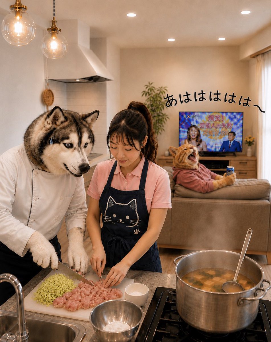 8v60yk's tweet photo. 社長…

どう見ても、普通の可愛らしい女の子です🌸
コイツの爽やかな横顔を見ていると信じられないのです♪🌸

実はコイツからの選別、つまり私の引退の決意に導かれた張本人です☘️

私の現役の頃、毎日コイツとバトルでした。
私の顔を見れば物凄い形相で睨んでくる😫

会社でコイツの顔を見るたびに胃に穴が開きそうで、それぐらい私に対して厳しいものでしたね😔

もう私の時代じゃない。
コイツが成長するたびに心の底から怖くなりそう感じたものです😓

今、私の家に一緒に暮らし、こうやって我が子のように料理を教える事になるなんて、誰が想像できただろうか…

そんな涙ぐましい二人の
思い出に浸るまもなく、
テレビ見ながらビール飲んでゲラゲラ笑っている
タコ助が約1名…😡

アイツには私の苦労が
全くわからないし
興味もないらしい…😓