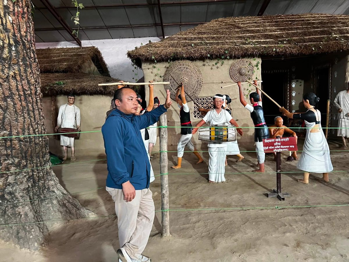RAJUBIKRAMCHAM3's tweet photo. Tharu museum @ Tulasipur, Dang. https://t.co/BG1qL1Orcz