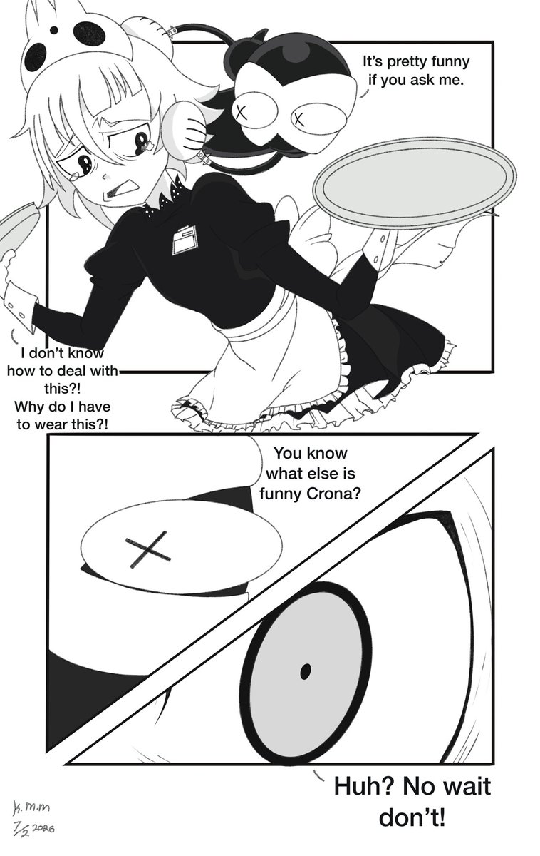 Demon_Oingh's tweet photo. Crona gets a part time job.
#souleater #ソウルイーター #Crona #Maka #Blackstar #Deaththekid https://t.co/fiYmQ8YFoX