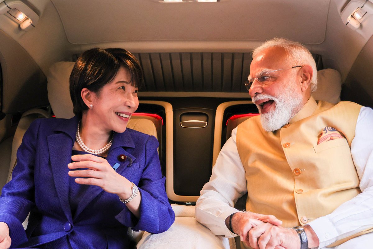 DMettu's tweet photo. @takaichi_sanae 
#japan #india 

Sanae Takaichi sister of 🇮🇳 India https://t.co/rCs2xCTeY7