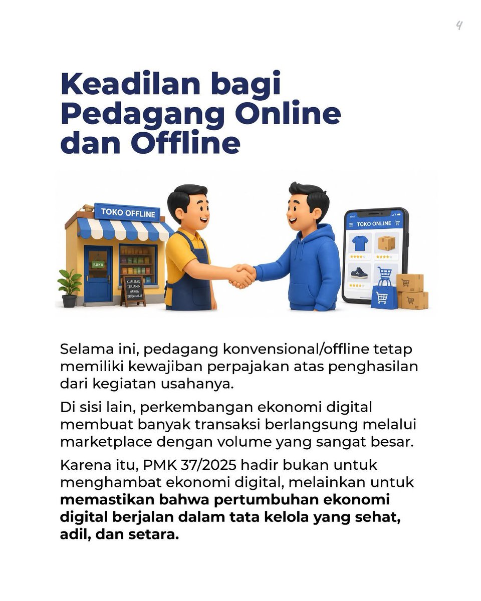 pajakpasming's tweet photo. Ini bukan jenis pajak baru, tapi cara baru yang lebih praktis dan adil.
Kalau omzetmu sebagai wajib pajak orang pribadi masih di bawah Rp500 juta setahun, cukup ajukan surat pernyataan—kamu tidak akan dipungut PPh.
Kalau di atas Rp500 juta, dikenakan PPh hanya 0,5%. https://t.co/xTyl6YVWS0