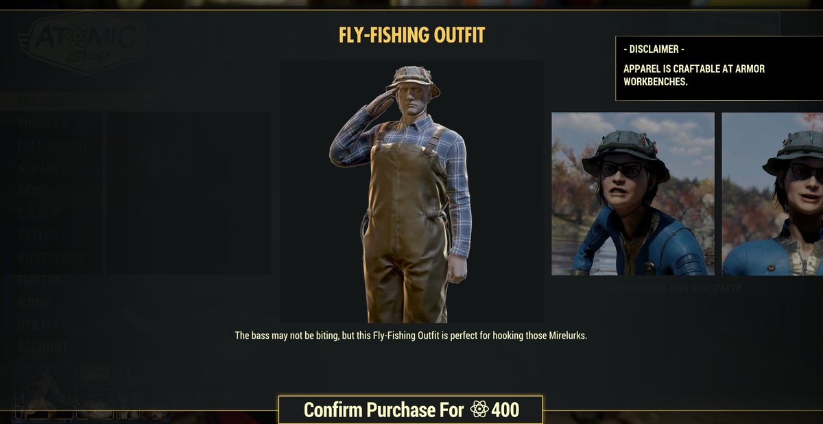 FOLookbook's tweet photo. Atomic Shop Daily Deal: Fly-Fishing Outfit
#FOLookbook https://t.co/v2A9KnDPN1