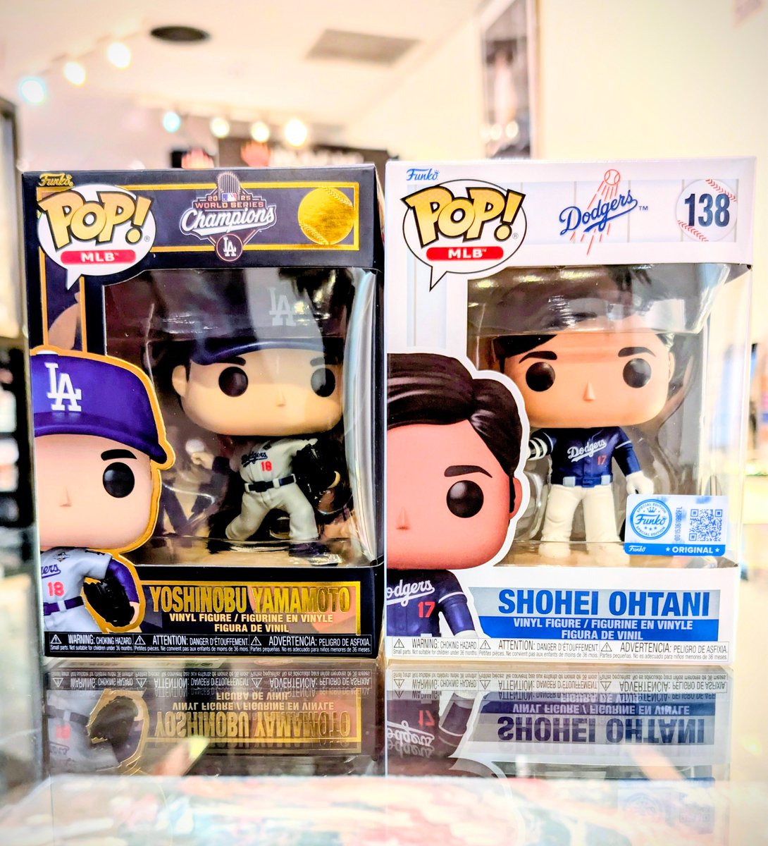 大人気フィギュア #Funko 本日はドジャースの二人が入荷！ 大谷翔平