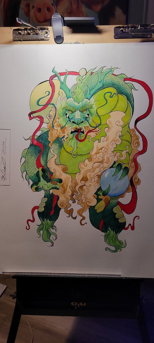 0Derpy_Birdy0's tweet photo. Done! 
#Dragon #Asian #Art #traditionalart https://t.co/bouUUIS26B