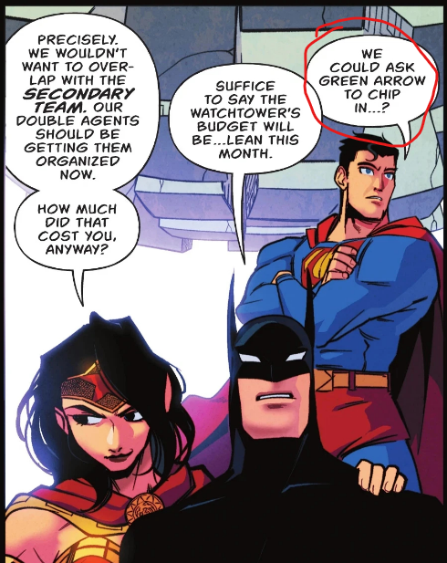 JLiang63522's tweet photo. @mrsaturday93 @Shadow003172022 @ikrystalcs the unnecessary reference writing is the main thing that I just cannot stand about Flynn's writing. Green Arrow doesn't even show up once in this entire crossover but Flynn feels the need to namedrop him for le reference !!! https://t.co/NToz6icyRf