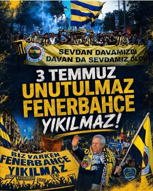muratasik_'s tweet photo. 3 Temmuz…
Tarihin en büyük kumpaslarından biri.
Adalet diye yutturulan bir şike iftirası. Fenerbahçe’yi yok etmek için planlandı ama başaramadılar, başaramayacaklar.
15 yıldır aynı yalanı tekrarlıyorlar ama gerçek ortada: Fenerbahçe Yıkılmaz! https://t.co/48236DHuC6