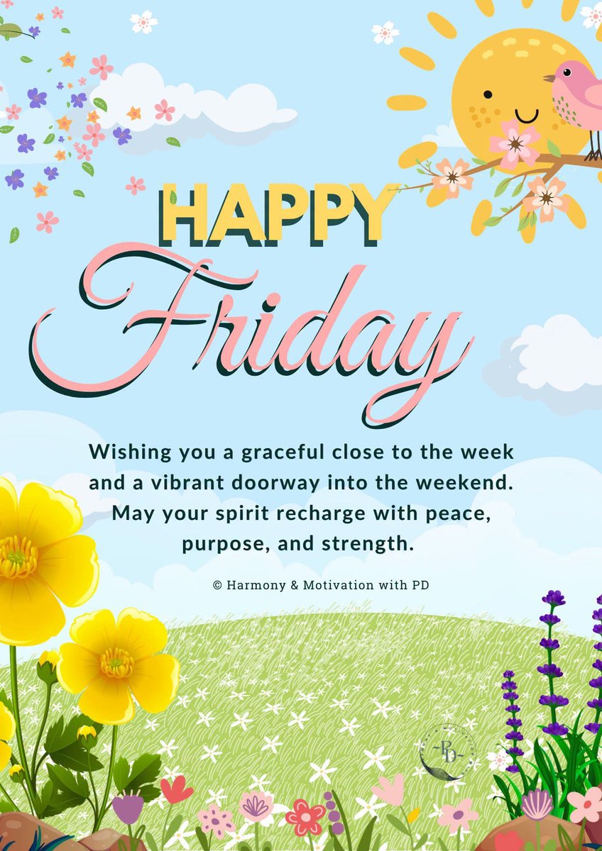 kkpujari's tweet photo. Good morning! 🌞✨ May your Friday glow with gratitude, grace, and a heart full of hope. ✨️ Let’s leap into the weekend with purpose and peace. 💖 https://t.co/d12lwCoMSz
